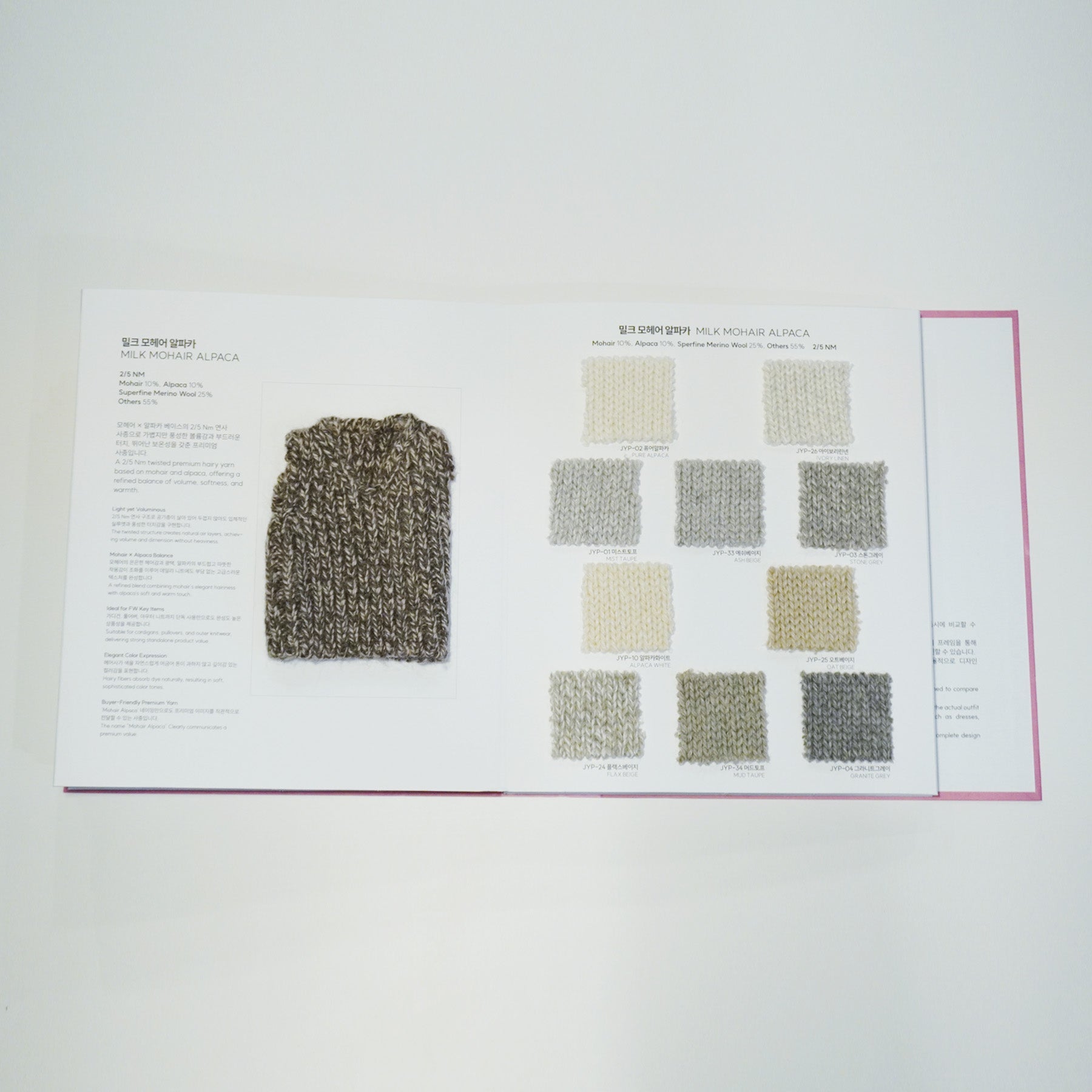 Milk Alpaca & Milk Mohair & Milk Mohair Alpaca